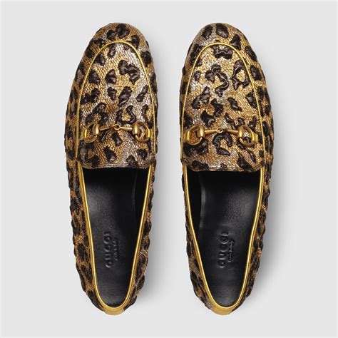 gucci leopard loafers|gucci fringe loafer.